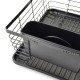 Ociekacz na naczynia Basic Kitchen 36,3x30,2x14,5 cm do suszenia sztućców i talerzy