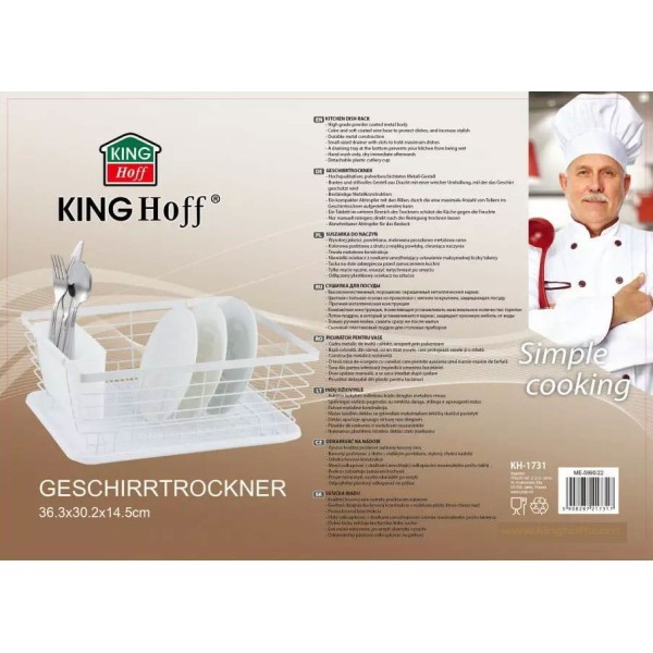 Suszarka do naczyń Kinghoff KH-1731 (36×30×14,5 cm)