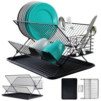 VILDE 150622 чорна сушарка для посуду 45x32x25,5 см