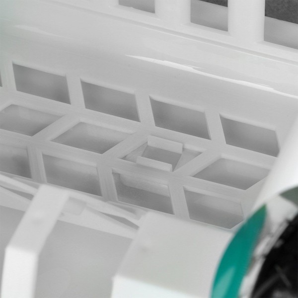 Сушарка для посуду VILDE 229178, пластикова біла 39.5×26×8.5 см — для сушіння тарілок і столових приборів