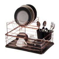 Ociekacz на посуд Brunbeste BB-3385 двоярусний 41x30x27,5 см для сушіння кухонного посуду