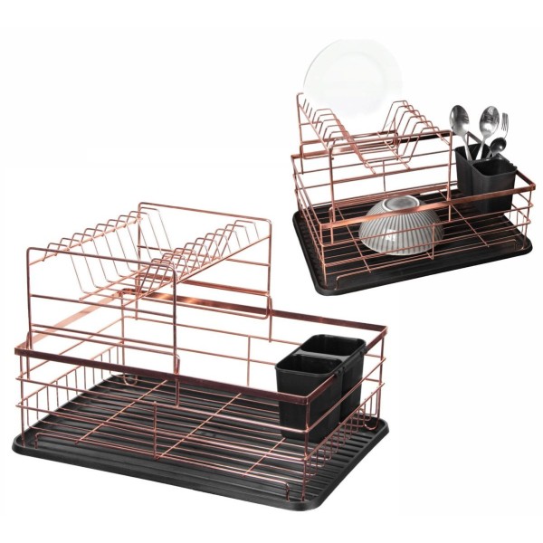 Ociekacz na naczynia Brunbeste BB-3385 dwupoziomowy 41x30x27,5 cm do kuchni