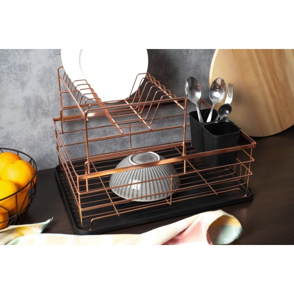Ociekacz na naczynia Brunbeste BB-3385 dwupoziomowy 41x30x27,5 cm do kuchni