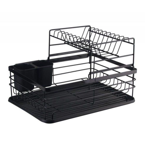 Сушарка для посуду, SUSZARKA, E-8072 — з ociekaczem і піддоном, для кухні під мийку чи на стільницю