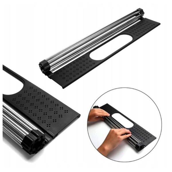 Ociekacz na zlewozmywak Tadar Roll Up TD-9510 składana kratka stalowa 44x28 cm