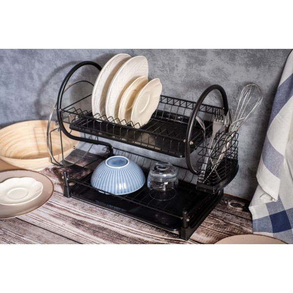Ociekacz na naczynia Brunbeste BB-3407 suszarka 2-poziomowa 56x25x39 cm