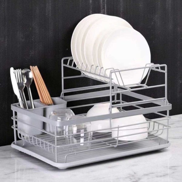 Сушарка для посуду, SUSZARKA, E-8086, з піддоном — для сушіння тарілок і столових приборів