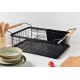 Ociekacz na naczynia Basic Kitchen 50,5x29,8x16,5 см з дерев'яними ручками для кухні