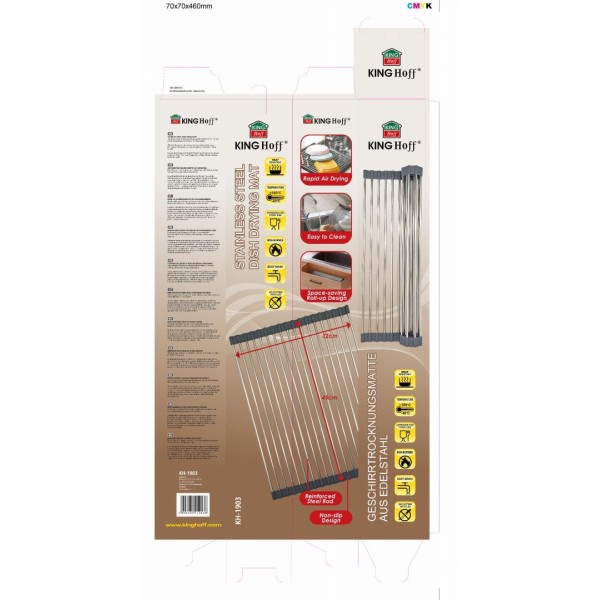 сушарка-ociekacz для посуду Kinghoff KH-1903 (45 x 32 см)