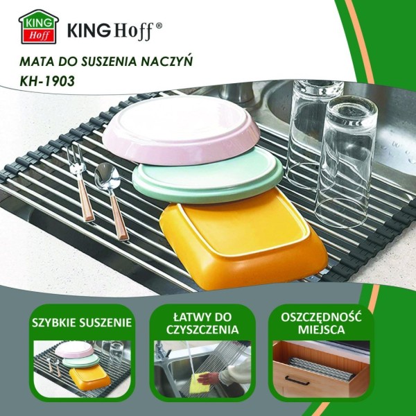 сушарка-ociekacz для посуду Kinghoff KH-1903 (45 x 32 см)