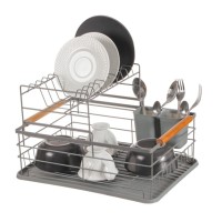Ociekacz do naczyń Brunbeste BB-3386 dwupoziomowy 41x30x27,5 cm na kuchenny blat