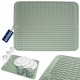 Килимок для сушіння посуду, ORION 155209, гумовий зелений 40×30.5 см — для кухонної сушіння на робочому столі