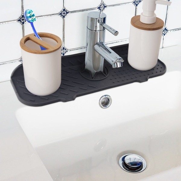 Килимок для сушіння посуду, ORION 540118, силіконовий 36×14 см — для сушіння чашок і приборів на мийці