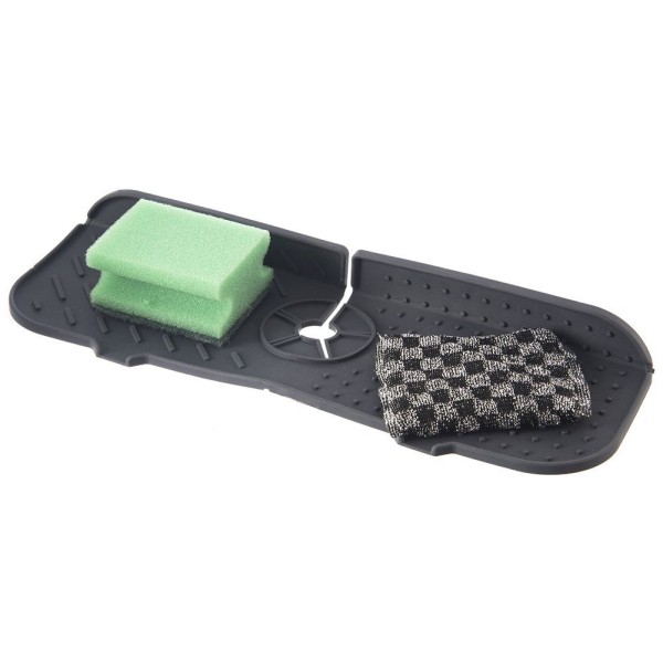 Килимок для сушіння посуду, ORION 540118, силіконовий 36×14 см — для сушіння чашок і приборів на мийці