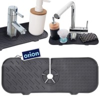 Килимок для сушіння посуду, ORION 540118, силіконовий 36×14 см — для сушіння чашок і приборів на мийці