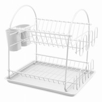 Сушка для посуду Brunbeste BB-3566, настільна 32×32×26 см, біла