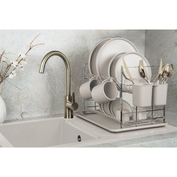 Сушарка для посуду, BerlingerHaus Sahara BH-8595, з оцiкачем для кухні (настільна)