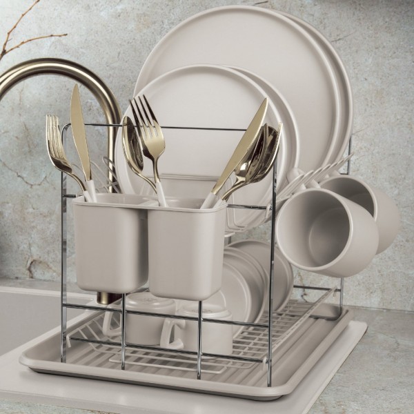 Сушарка для посуду, BerlingerHaus Sahara BH-8595, з оцiкачем для кухні (настільна)