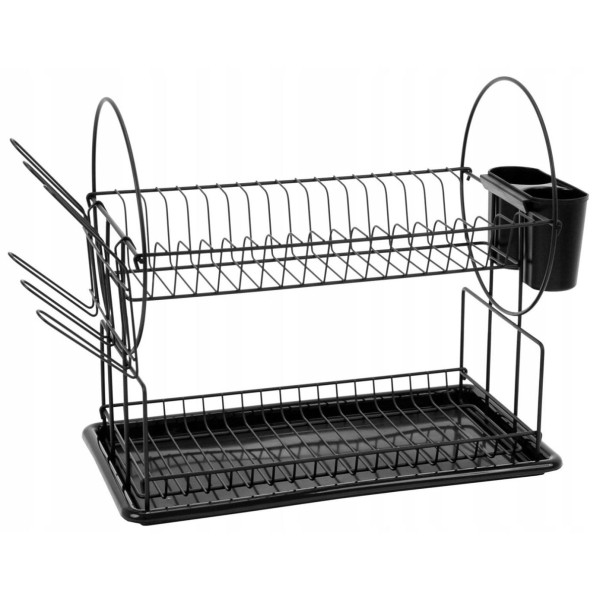 Ociekacz do naczyń Krisberg KS-2510 2-poziomowy 50x23x33 cm