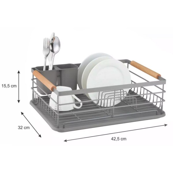 Ociekacz na naczynia Kinghoff KH-1729 suszarka 42,5x32x15,5 cm do kuchni