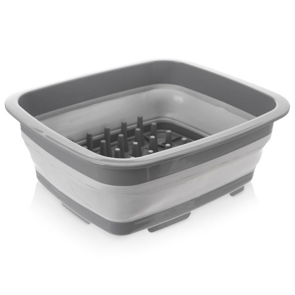 Стійка сушарка для посуду, Orion 720809, складна силіконова 37×31,5×14,5 см (для кухні, стіл)