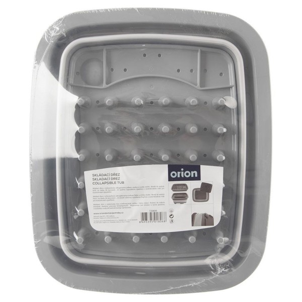 Стійка сушарка для посуду, Orion 720809, складна силіконова 37×31,5×14,5 см (для кухні, стіл)