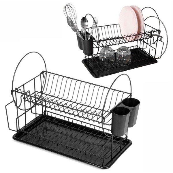 Ociekacz na naczynia Brunbeste BB-3400 2-poziomowy 56x25x39 cm