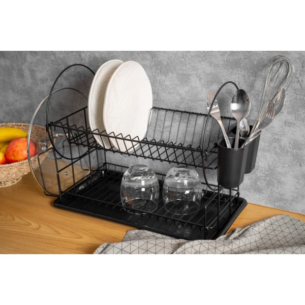 Ociekacz na naczynia Brunbeste BB-3400 2-poziomowy 56x25x39 cm