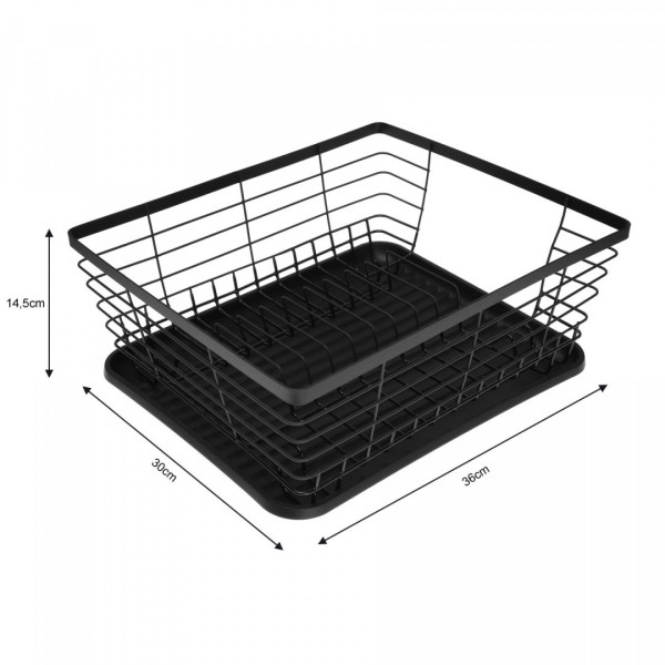 Ociekacz na naczynia KiNGHOFF KH-1355 suszarka 36x30 cm do kuchni
