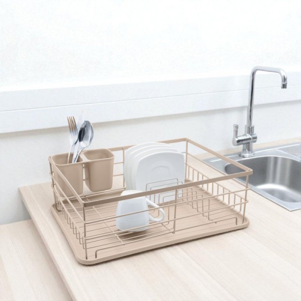 Сушарка для посуду SUSZARKA 4026 з оцікачем і піддоном — для кухні, сушіння тарілок і столових приборів