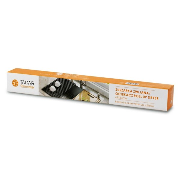 Ociekacz на посуд Tadar Roll Up TD-9503, складна сталева решітка для мийки 43x33 см