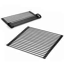 Ociekacz na naczynia Tadar Roll Up TD-9503 składana kratka stalowa 43x33 cm na zlewozmywak