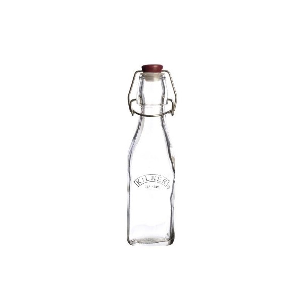 Пляшка для олії та оцту, KIL, Clip Top Bottles 0,25 л, скляна з кришкою на кліпсі для зберігання та подачі