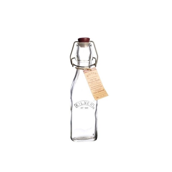 Пляшка для олії та оцту, KIL, Clip Top Bottles 0,25 л, скляна з кришкою на кліпсі для зберігання та подачі