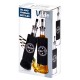 Butelka na oliwę i ocet VILDE 229128 czarna szklana 300 ml 2 szt.
