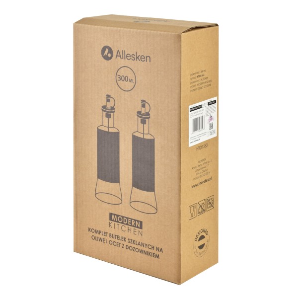 Butelki na ocet i oliwę Modern Kitchen komplet 300 ml do przyprawiania