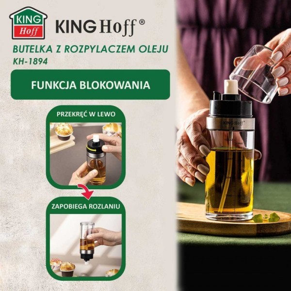 Butelka do oliwy i octu Kinghoff KH-1894 (spryskiwacz)