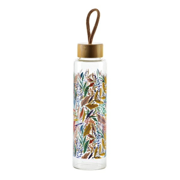Butelka na ocet i oliwę Hollie Leaves 600 ml 6,4x4,4x24 cm
