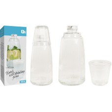 Butelka na ocet i oliwę ze szklanką 1L z miarką 230ml