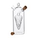 Butelka do oliwy i octu Peter 300ml oliwa, 30ml ocet do kuchni