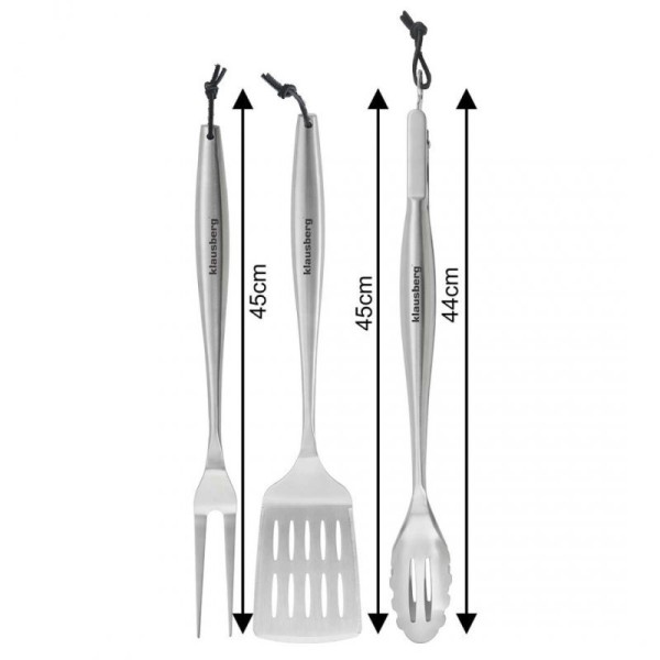 Szczypce do grilla Klausberg KB-7900 — zestaw przyborów do grillowania