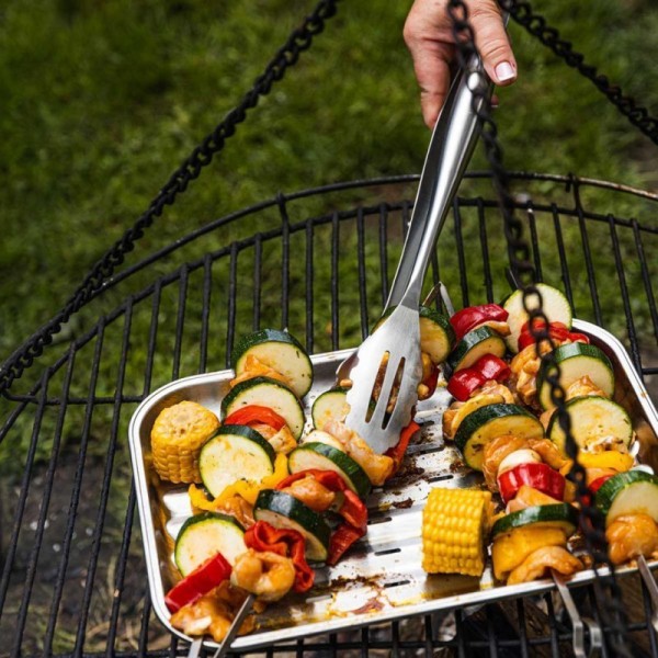 Szczypce do grilla Klausberg KB-7900 — zestaw przyborów do grillowania