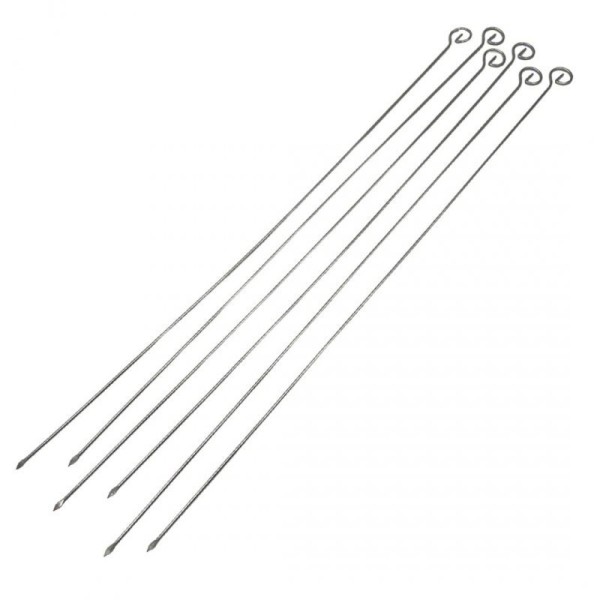 Szczypce do grilla, E-6241 szpile stalowe 60 cm do szaszłyków