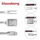 Szczypce do grilla Klausberg KB-7899, zestaw przyborów do grillowania
