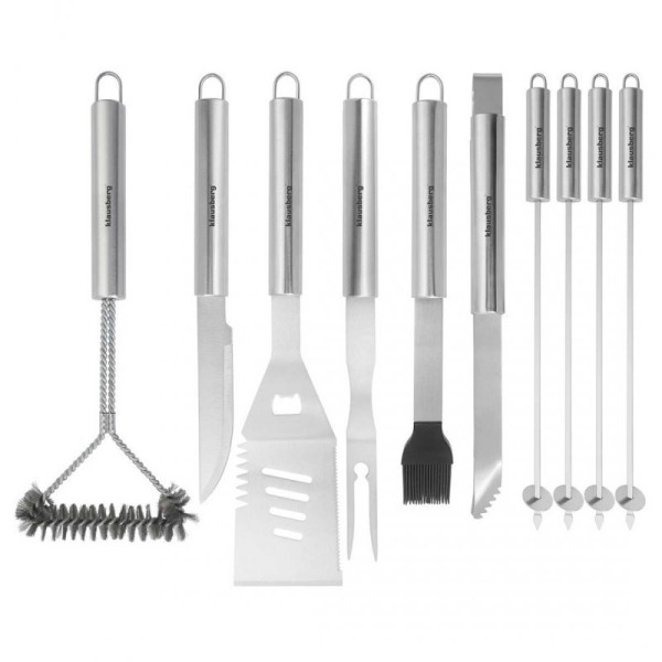 Szczypce do grilla Klausberg KB-7901 — zestaw przyborów w walizce