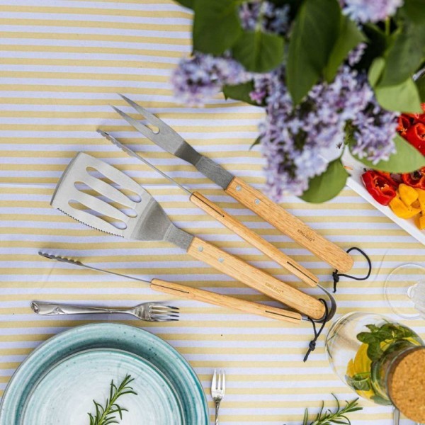 Szczypce do grilla, Kinghoff KH-1918, zestaw przyborów do grillowania