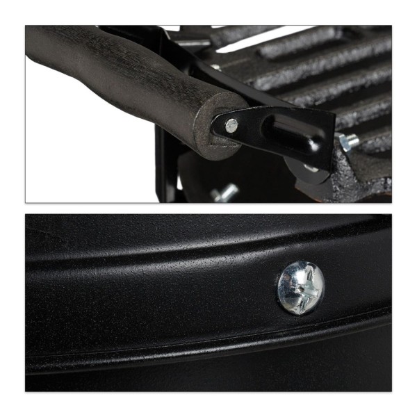 Гриль-мангал, Brunbeste BB-2645, чавунний вугільний — для садового барбекю (решітка/аксесуар)