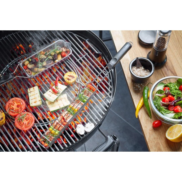 Аксесуари для грилю Gefu BBQ Kosz до довгого грилювання для зручного приготування на мангалі