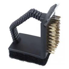 Szczotka do czyszczenia rusztu, Kinghoff KH-1913, 3w1, do grilla