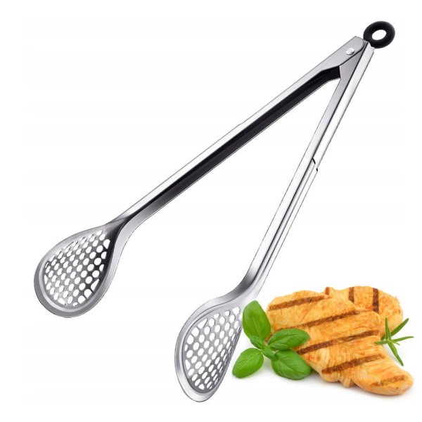 Szczypce kuchenne Brunbeste BB-2497 30 cm z sitkiem do grilla